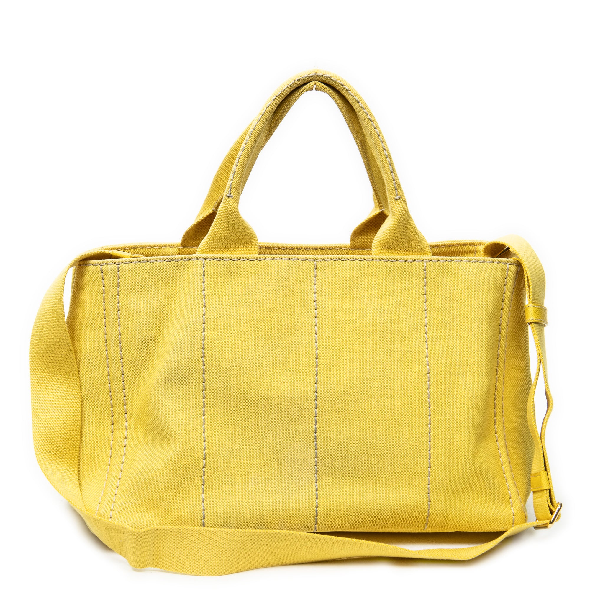 Shoulder Bag Large Canapa Tote Yellow Canapa Canvas