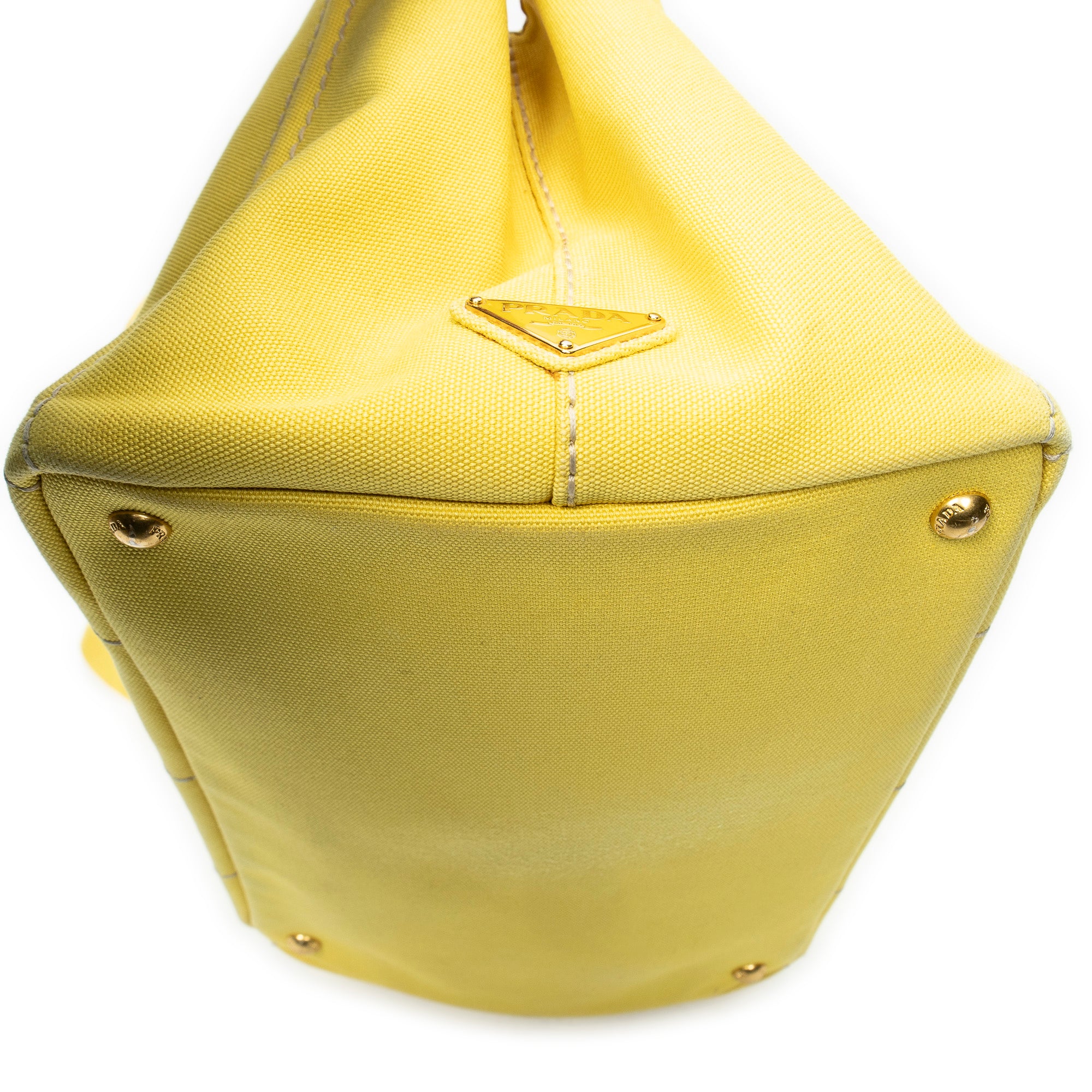 Shoulder Bag Large Canapa Tote Yellow Canapa Canvas