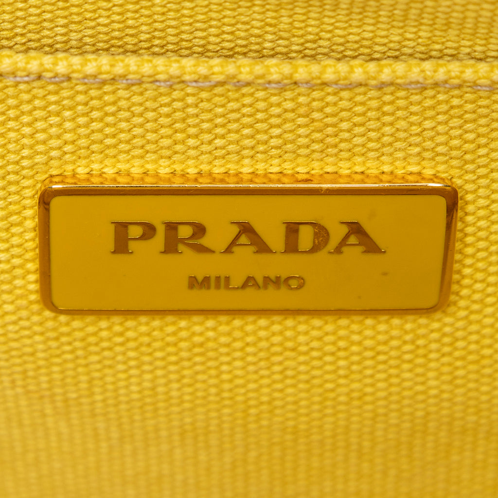 Shoulder Bag Large Canapa Tote Yellow Canapa Canvas