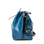 Sac Bandoulière Noé Bicolore PM Bleu Épi