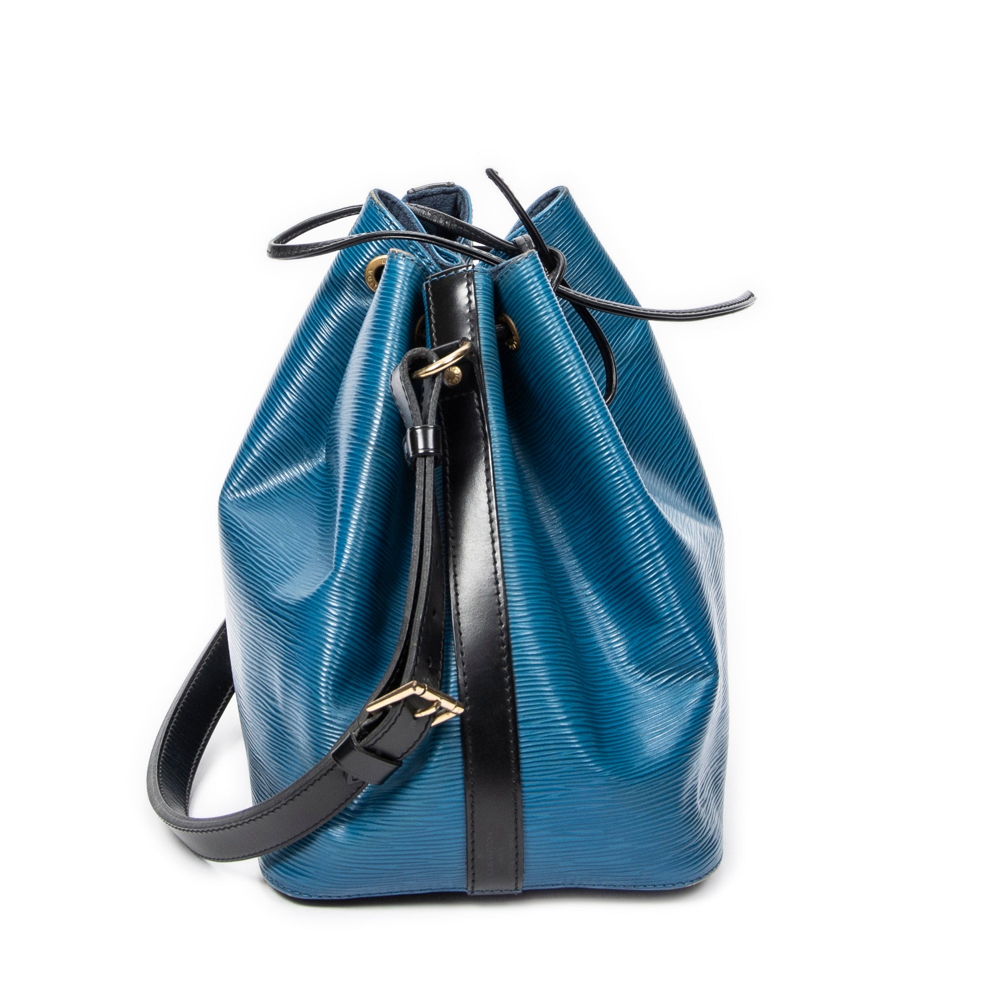 Shoulder Bag Noe Bicolor PM Blue Epi
