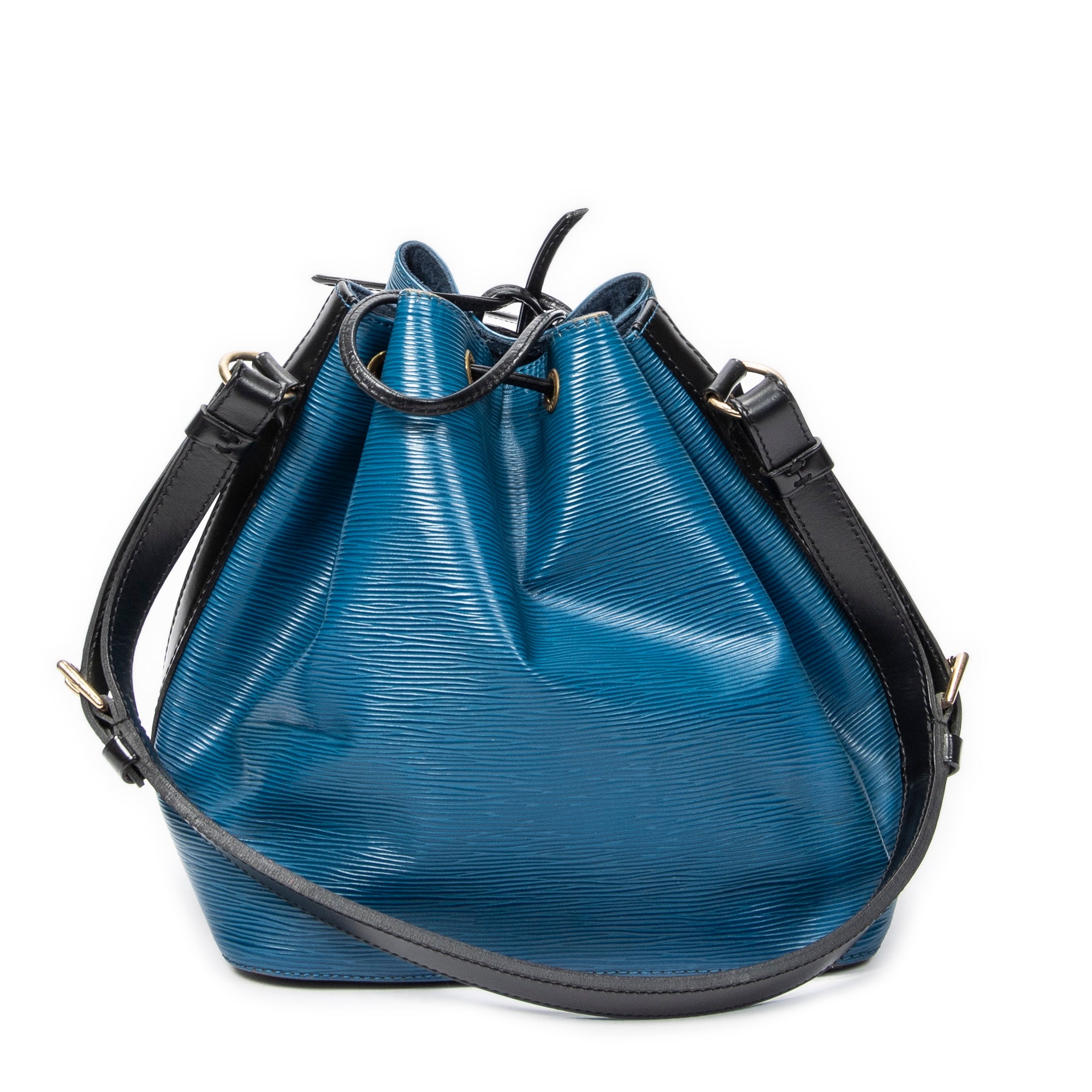 Shoulder Bag Noe Bicolor PM Blue Epi