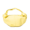Shoulder Bag Mini Double Knot Bag Yellow Calfskin Leather