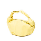 Shoulder Bag Mini Double Knot Bag Yellow Calfskin Leather