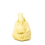 Shoulder Bag Mini Double Knot Bag Yellow Calfskin Leather