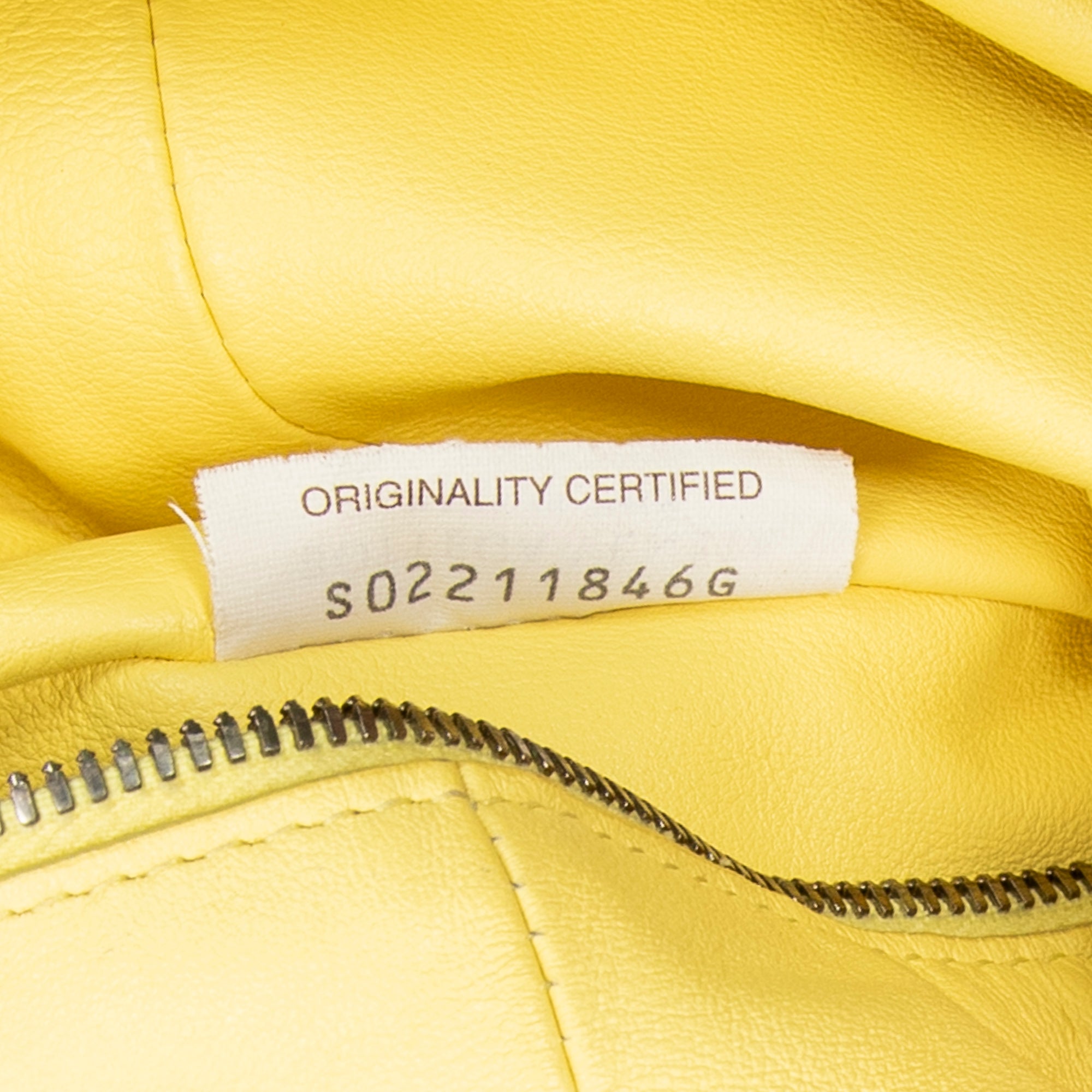 Shoulder Bag Mini Double Knot Bag Yellow Calfskin Leather