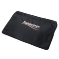 Clutch plano con cremallera Clutch de nailon y lona negro