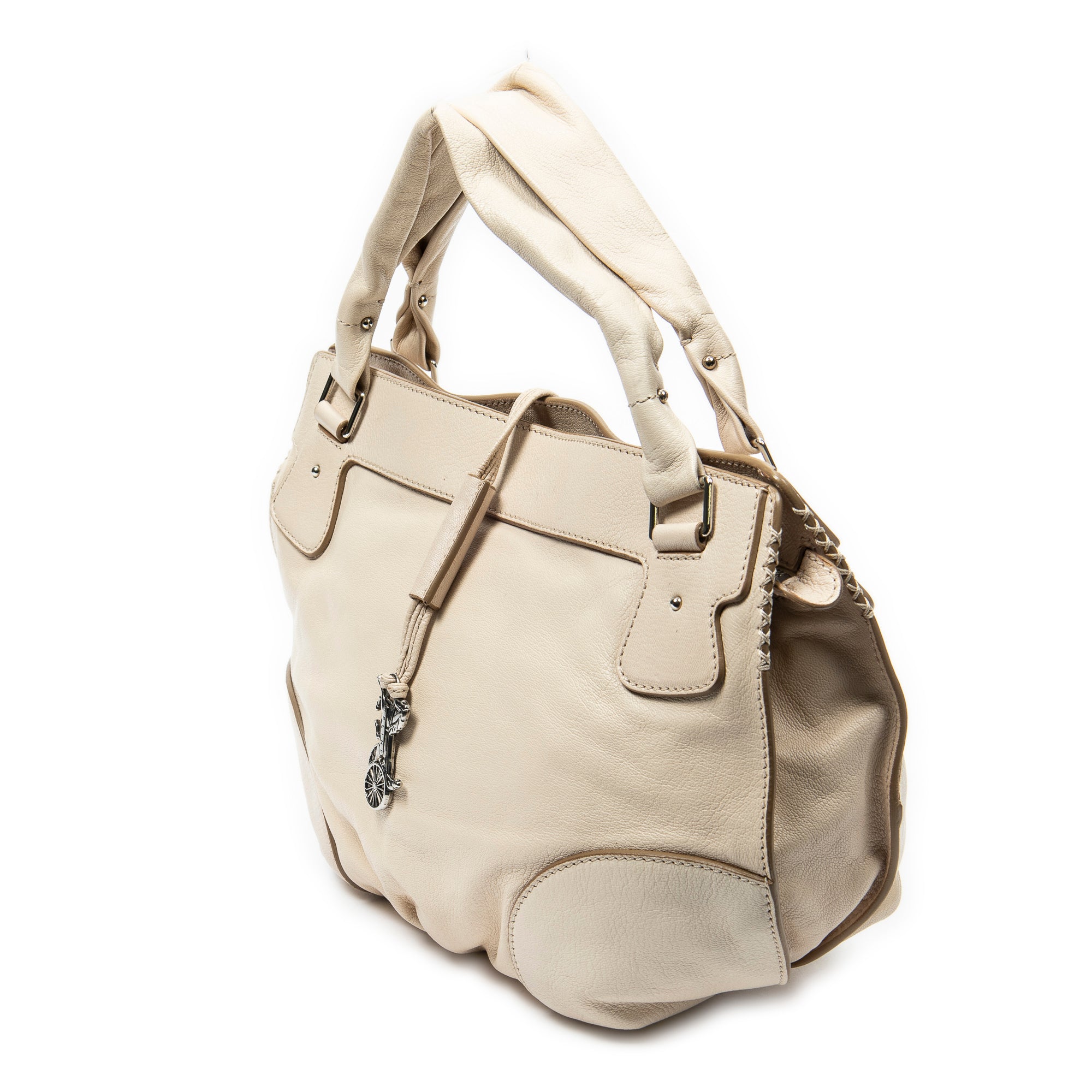 Shoulder Bag Bittersweet Bag Beige Calfskin Leather