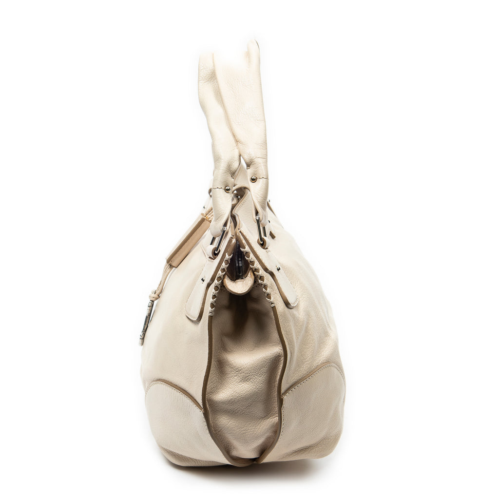 Shoulder Bag Bittersweet Bag Beige Calfskin Leather