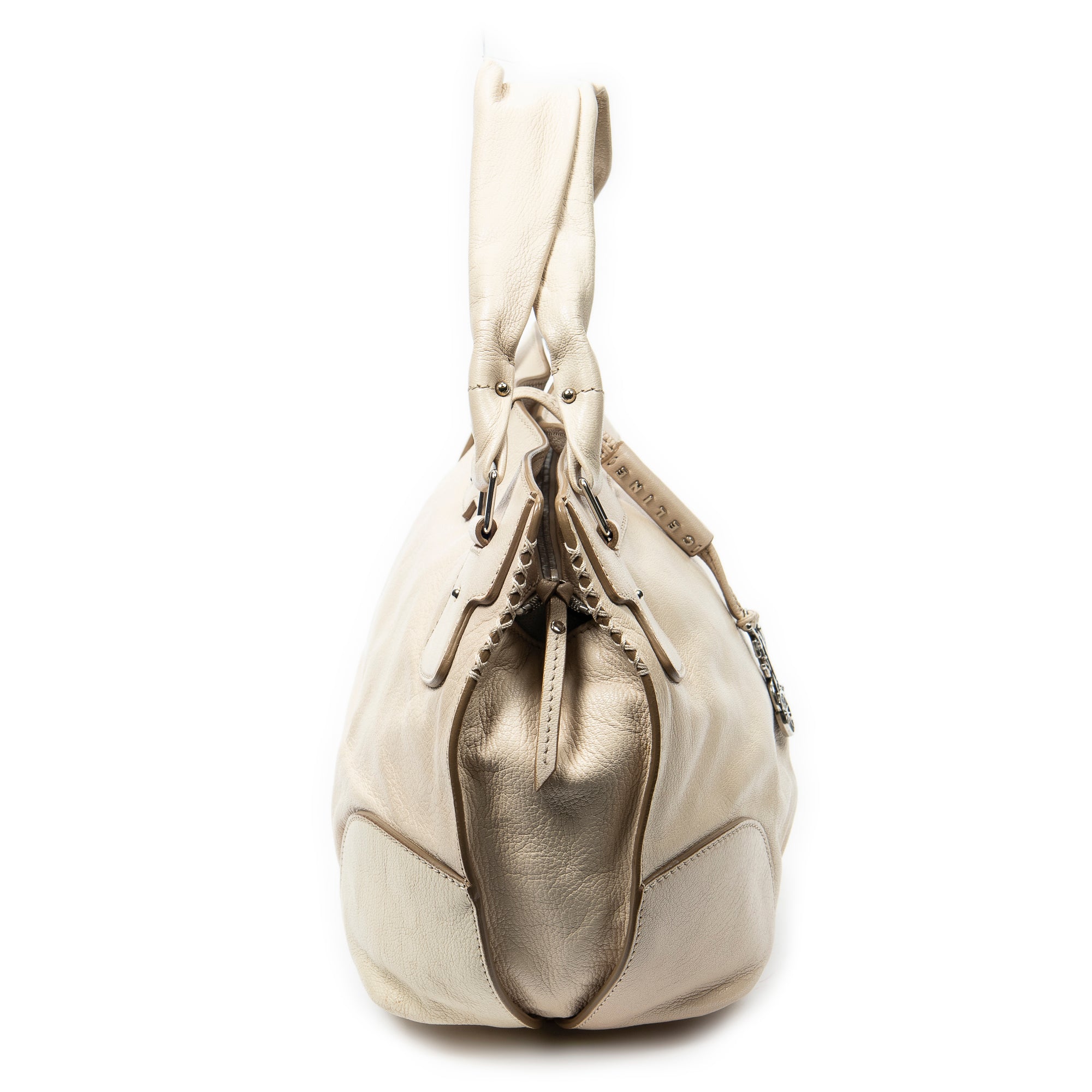 Shoulder Bag Bittersweet Bag Beige Calfskin Leather