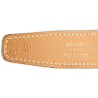 Belt H Constance Belt 65 Red Courchevel Leather