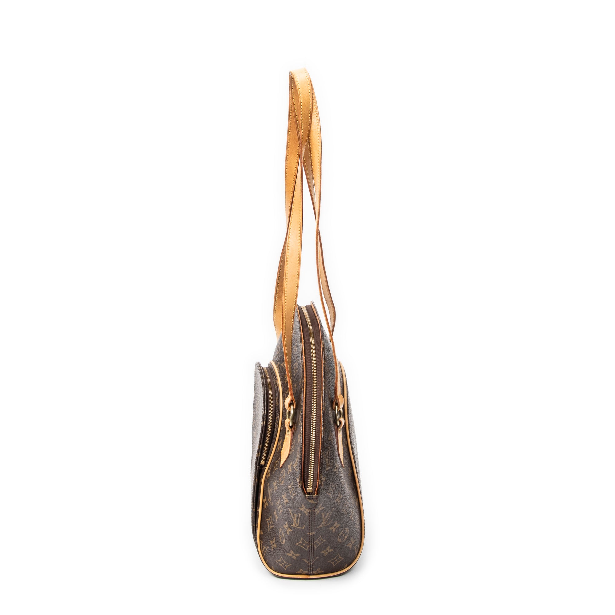 Shoulder Bag Ellipse Shopping Brown Monogram Canvas
