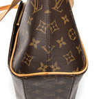 Sac à bandoulière Ellipse Shopping toile Monogram marron