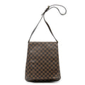 Shoulder Bag Musette Brown Damier Ebene