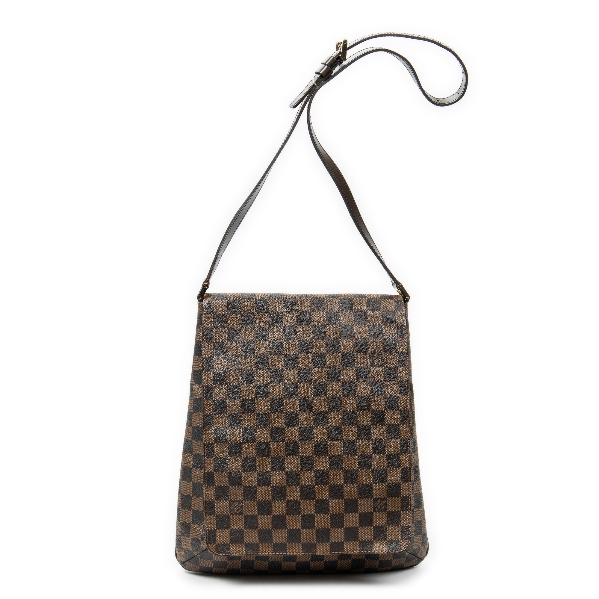 Shoulder Bag Musette Brown Damier Ebene