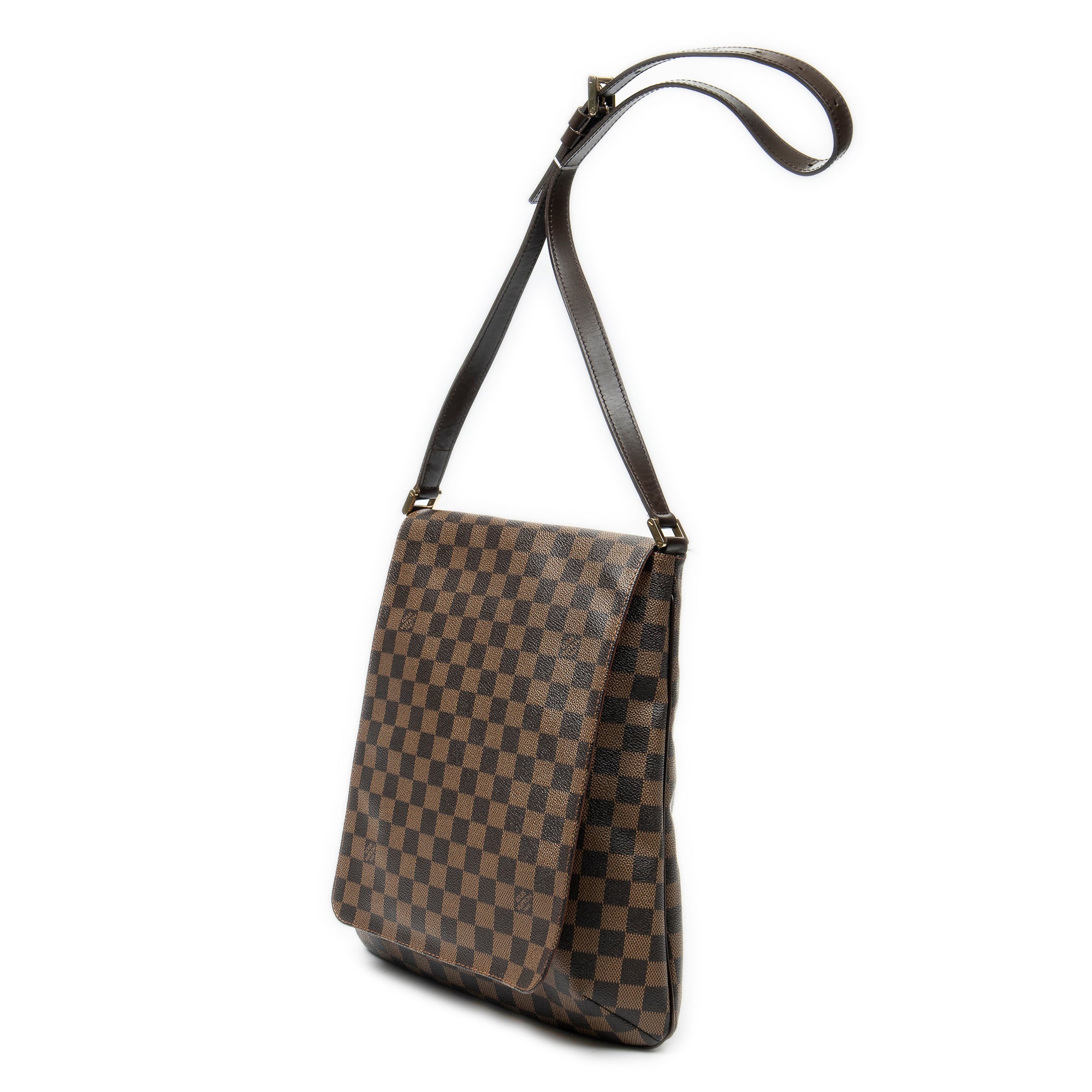 Shoulder Bag Musette Brown Damier Ebene