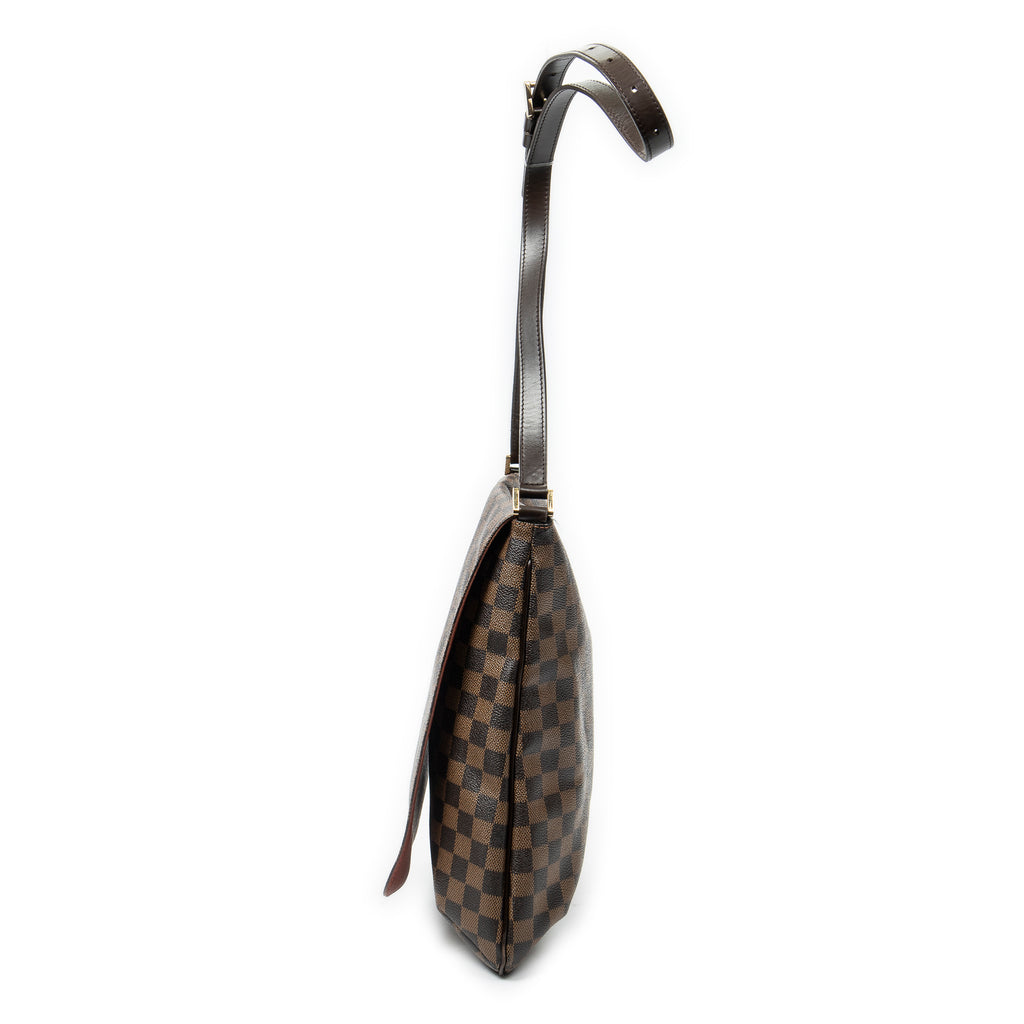 Shoulder Bag Musette Brown Damier Ebene