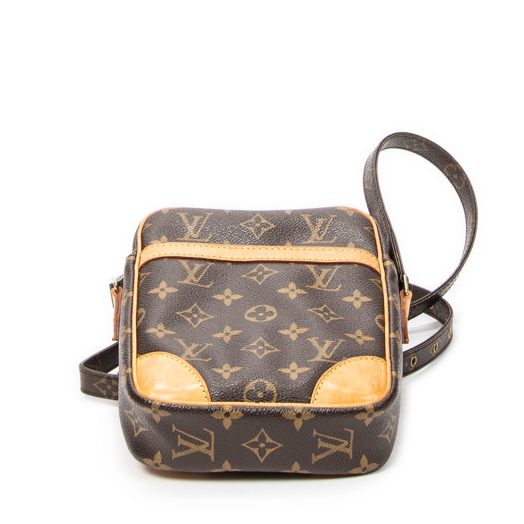 Shoulder Bag Danube Brown Monogram Canvas