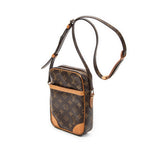 Shoulder Bag Danube Brown Monogram Canvas