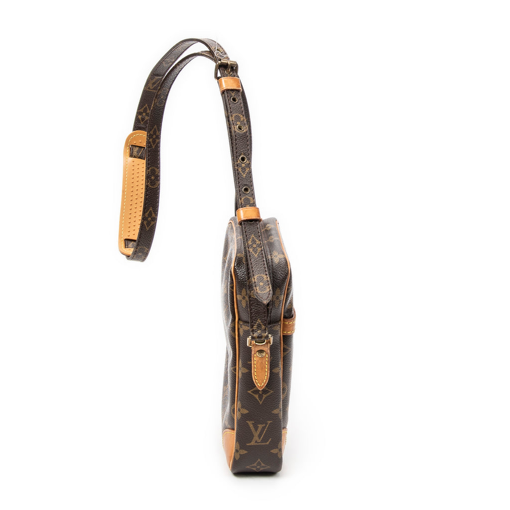 Shoulder Bag Danube Brown Monogram Canvas