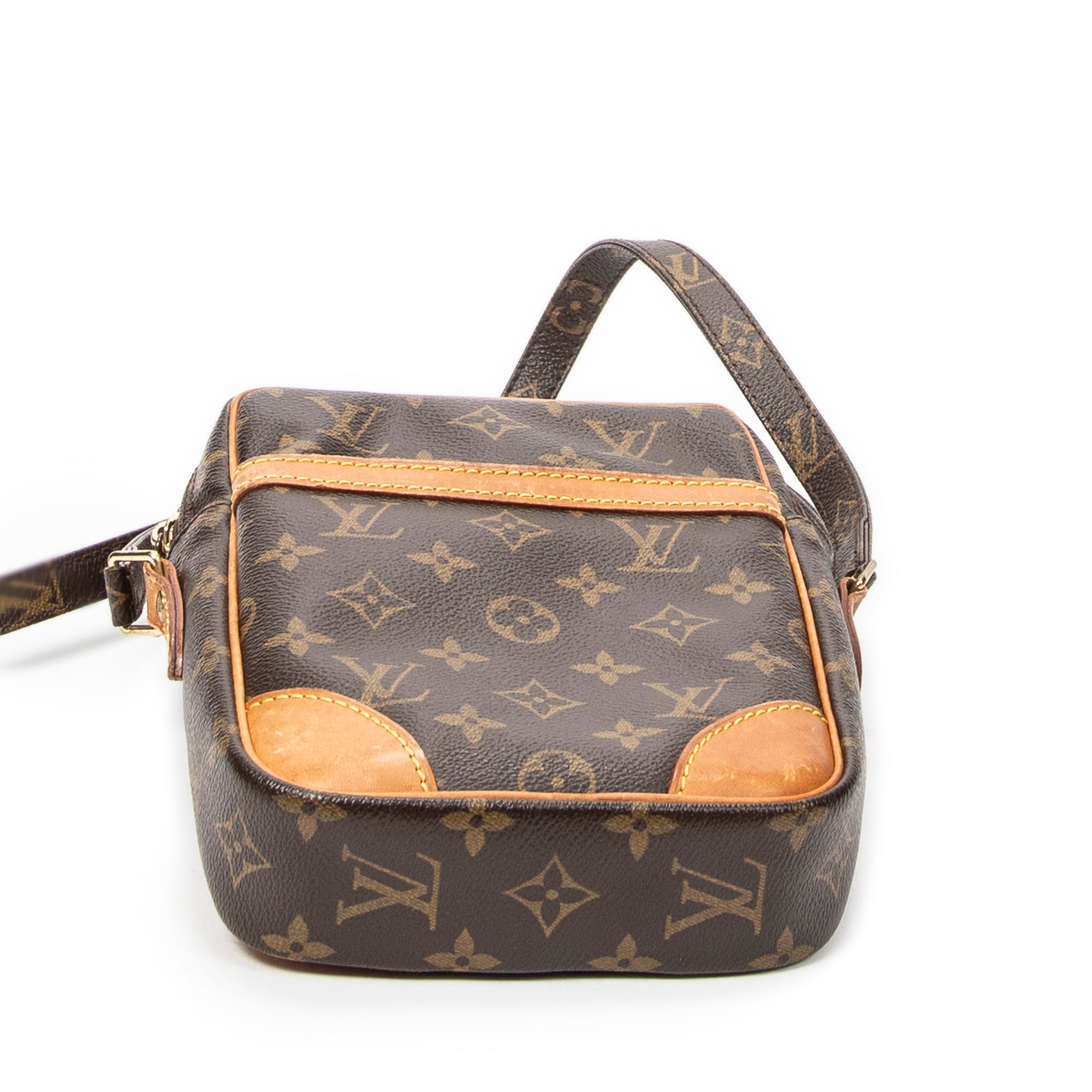 Shoulder Bag Danube Brown Monogram Canvas
