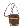 Shoulder Bag Danube Brown Monogram Canvas
