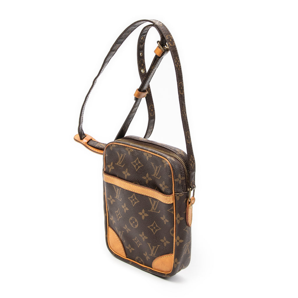 Shoulder Bag Danube Brown Monogram Canvas