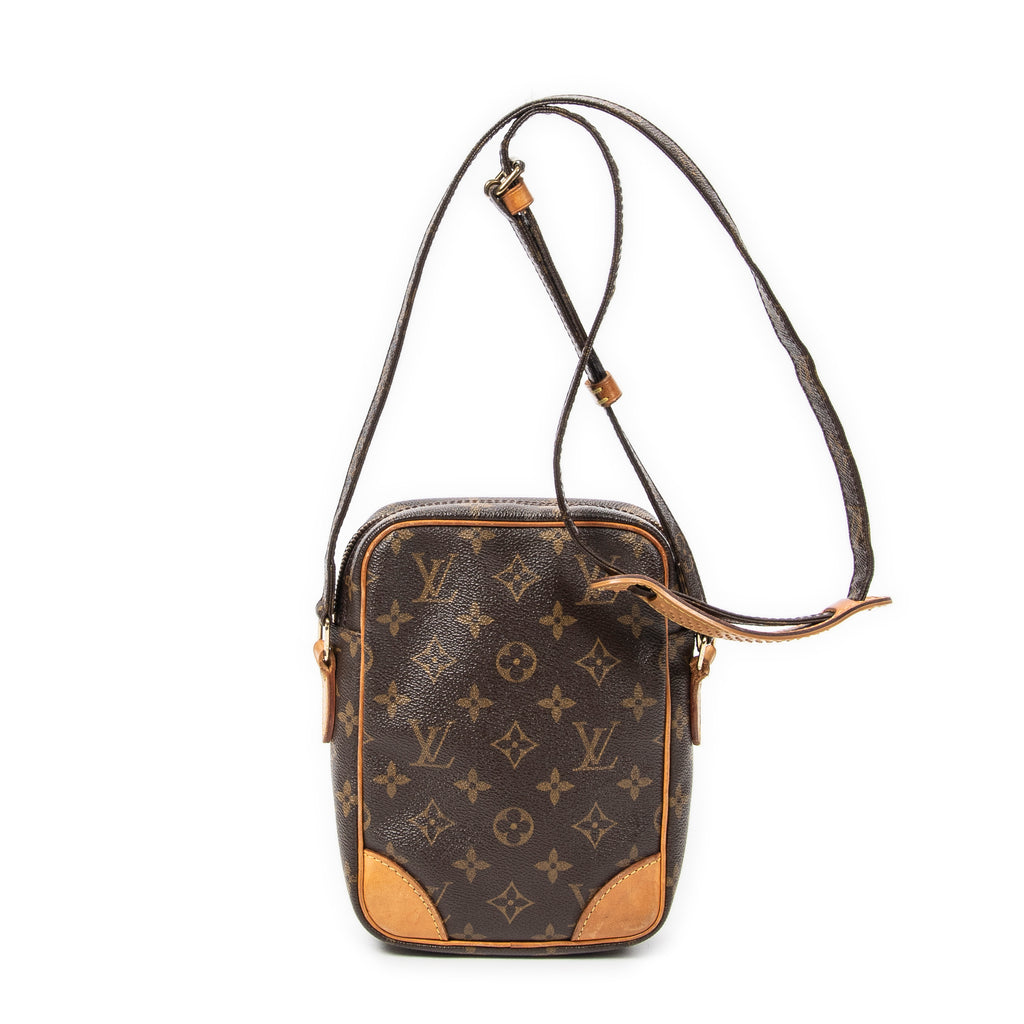 Shoulder Bag Danube Brown Monogram Canvas