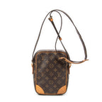 Shoulder Bag Danube Brown Monogram Canvas