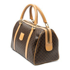 Handbag Vintage Small Boston Beige Macadam Coated Canvas
