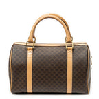 Handbag Vintage Small Boston Beige Macadam Coated Canvas