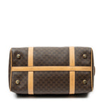 Handbag Vintage Small Boston Beige Macadam Coated Canvas