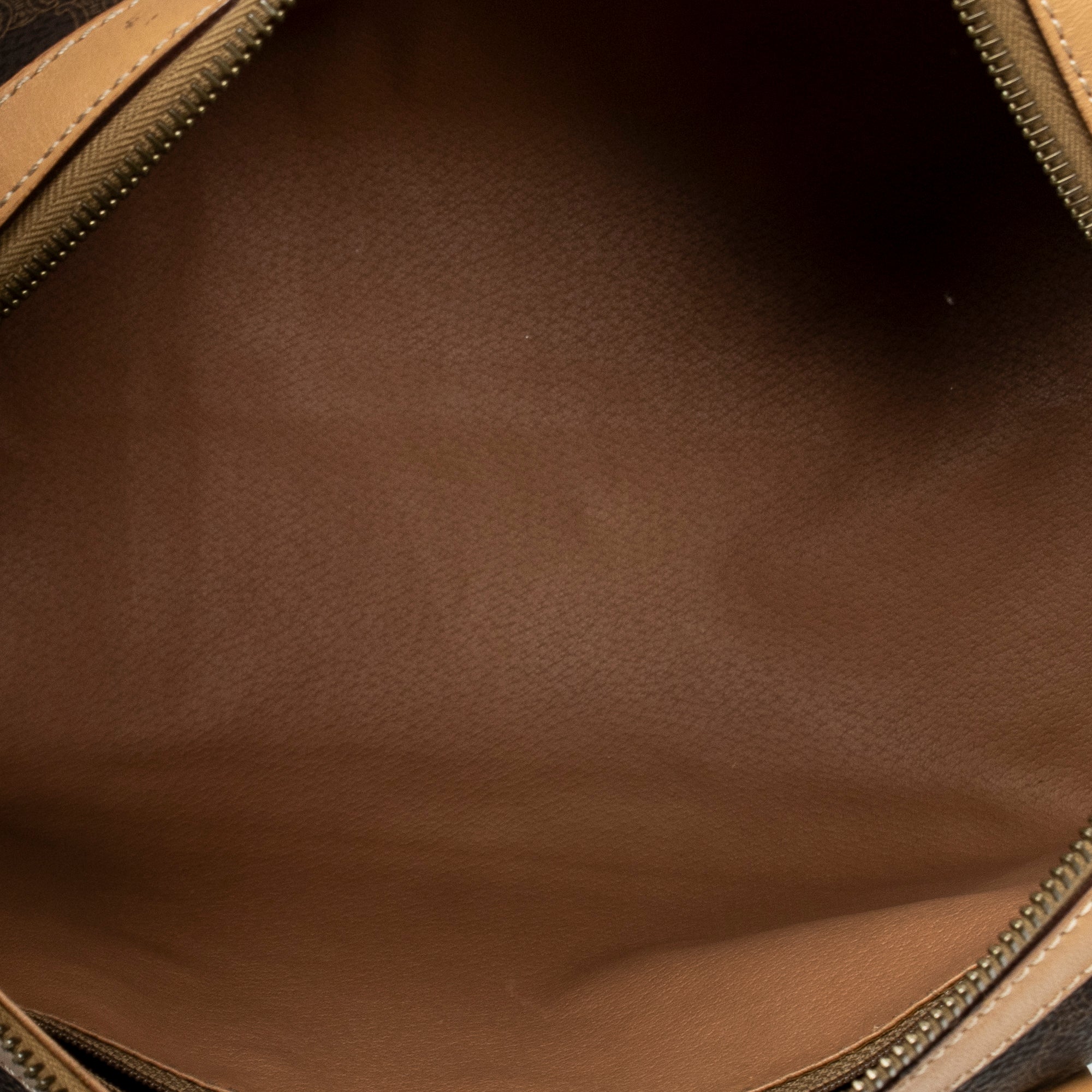Handbag Vintage Small Boston Beige Macadam Coated Canvas