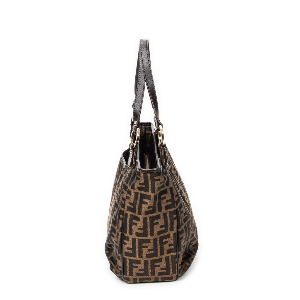 Fendi - Petit Sac Fourre-tout Chef - Fauve/Marron Foncé