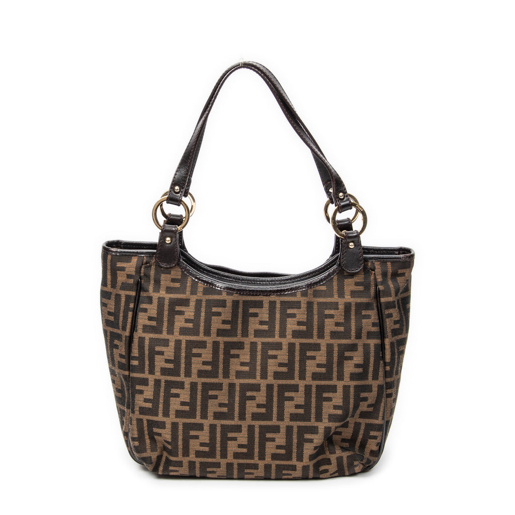 Fendi - Petit Sac Fourre-tout Chef - Fauve/Marron Foncé
