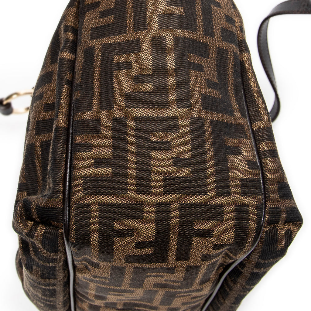 Fendi - Petit Sac Fourre-tout Chef - Fauve/Marron Foncé