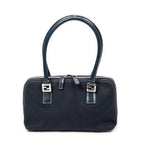 Bolso de Hombro Pequeño FF Boston Lona Azul Marino