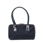 Bolso de Hombro Pequeño FF Boston Lona Azul Marino