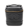 Handbag CC Tall Vanity Case Black Caviar Leather