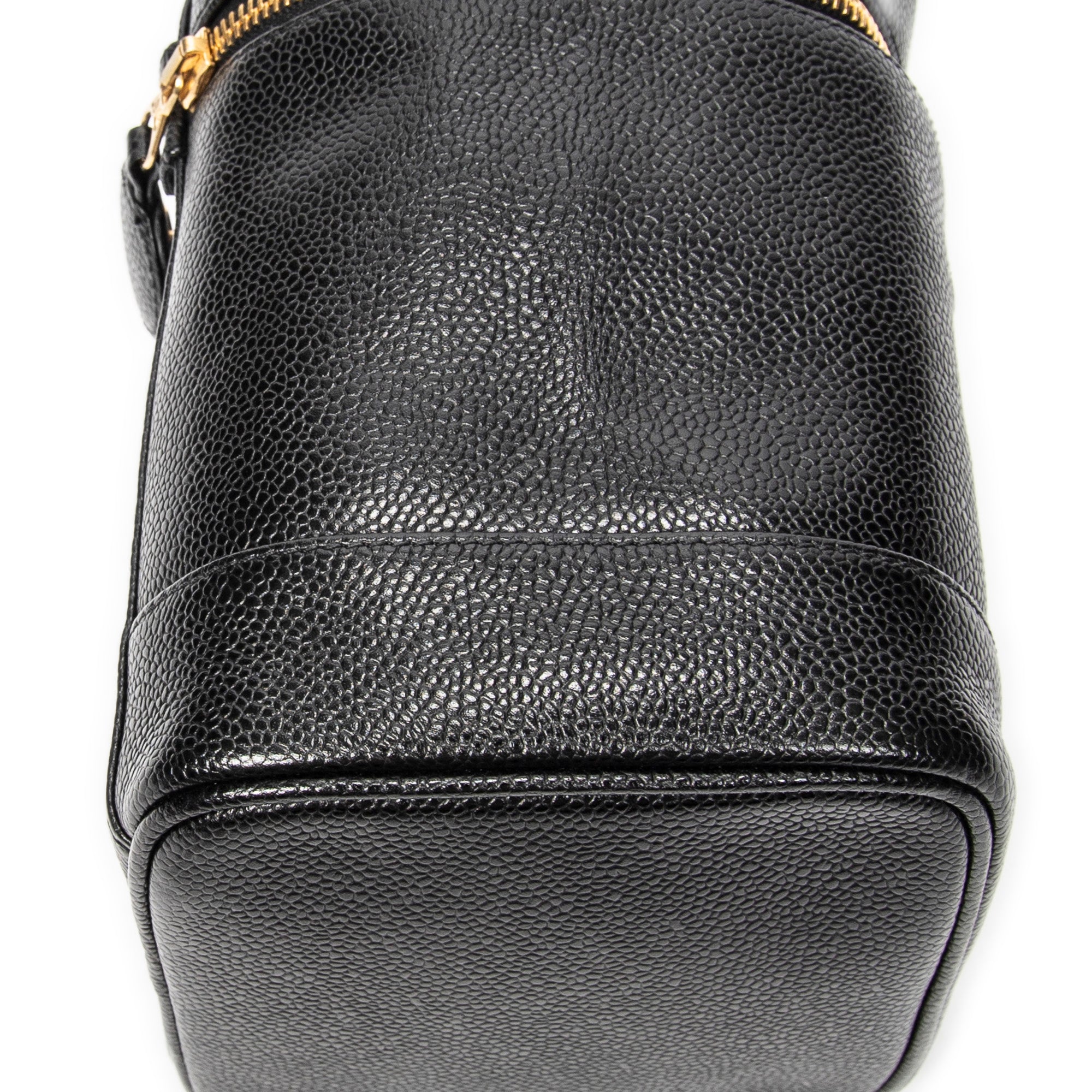 Handbag CC Tall Vanity Case Black Caviar Leather