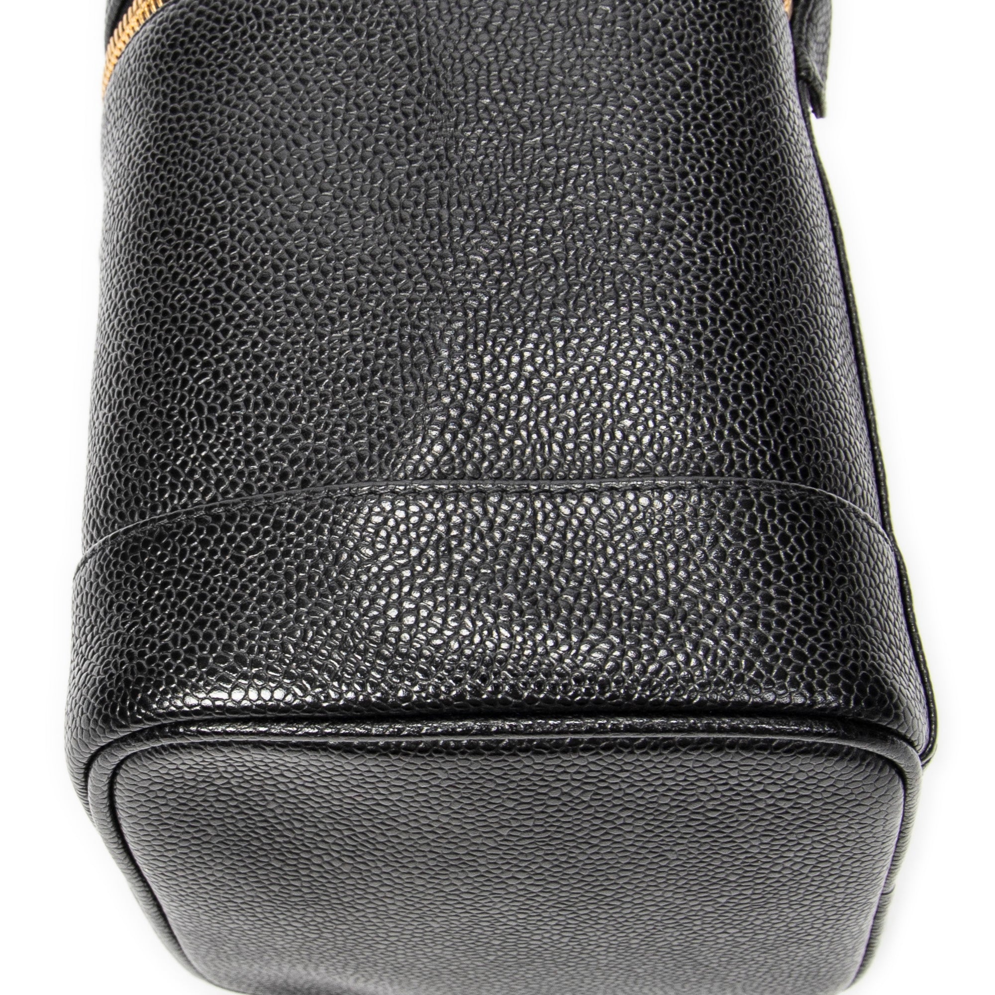 Handbag CC Tall Vanity Case Black Caviar Leather