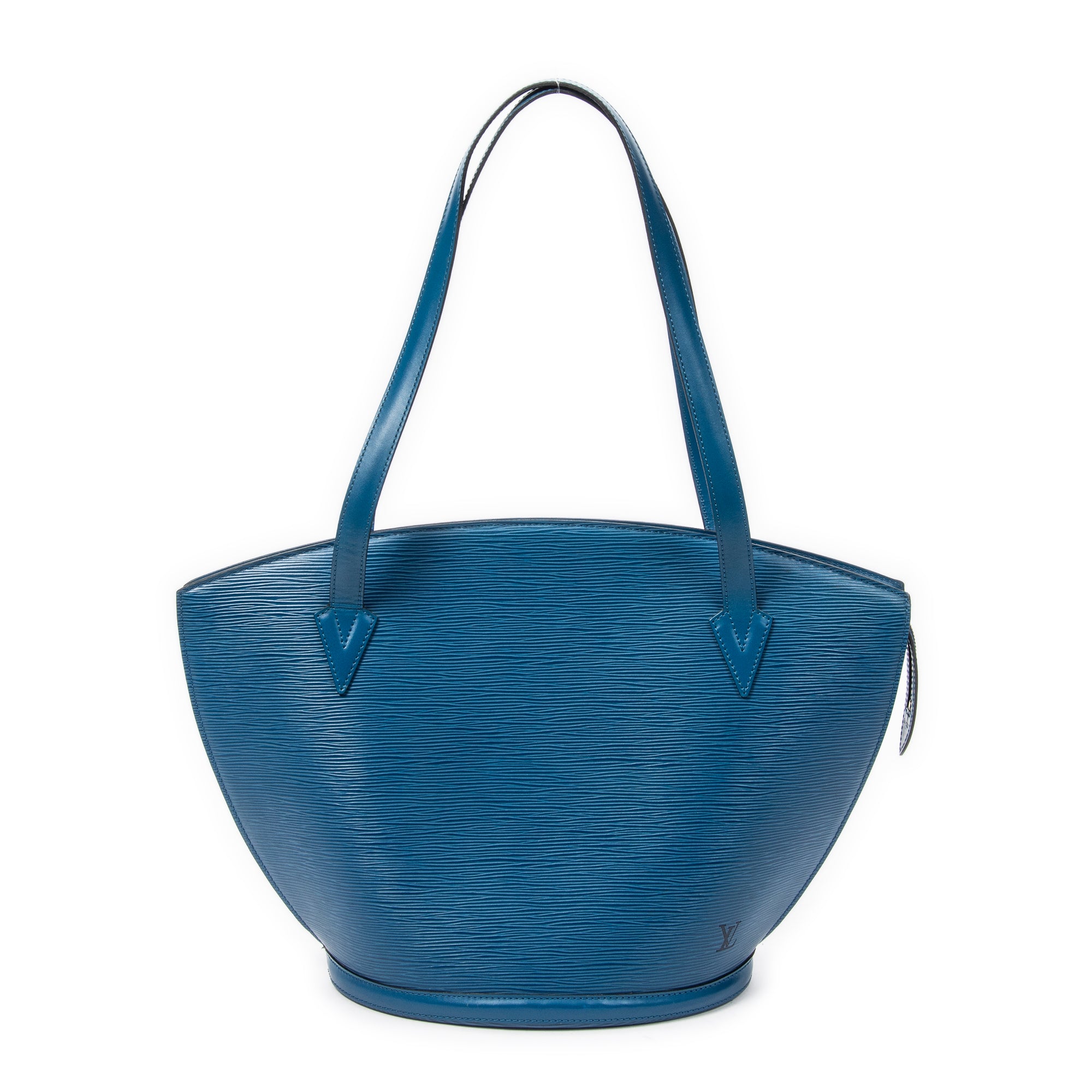 Bolso de hombro St-Jacques Shopping GM Epi azul