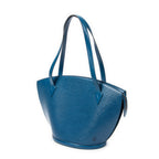 Bolso de hombro St-Jacques Shopping GM Epi azul