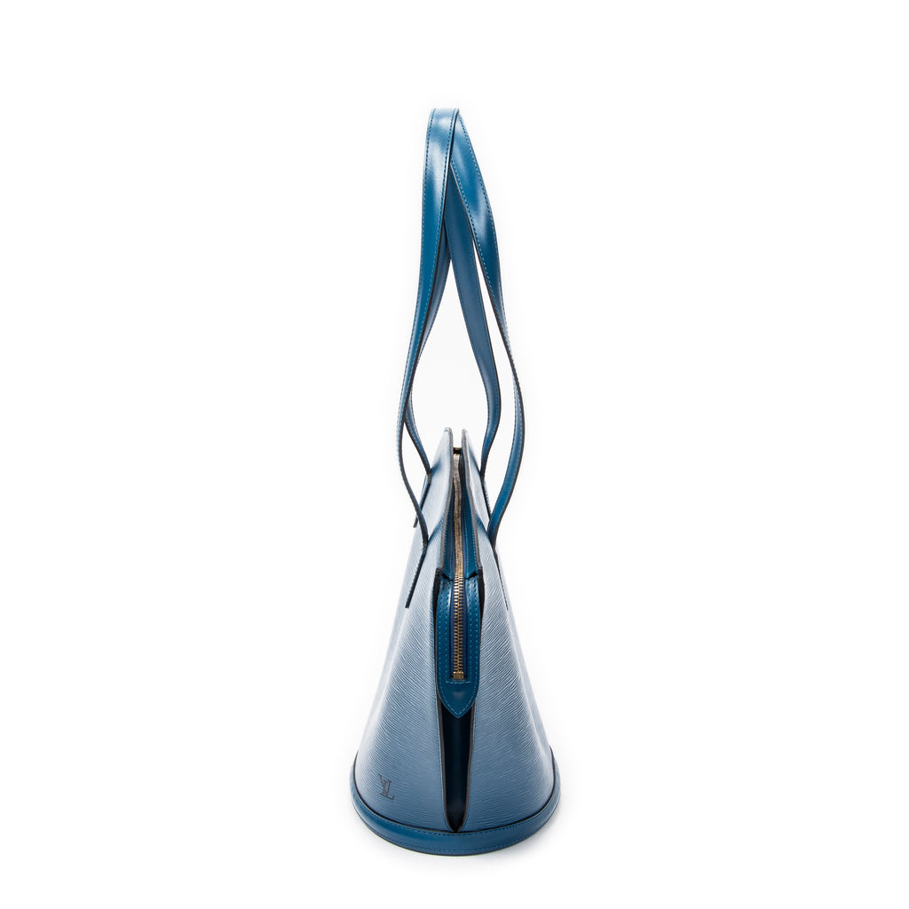 Bolso de hombro St-Jacques Shopping GM Epi azul