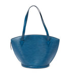 Bolso de hombro St-Jacques Shopping GM Epi azul