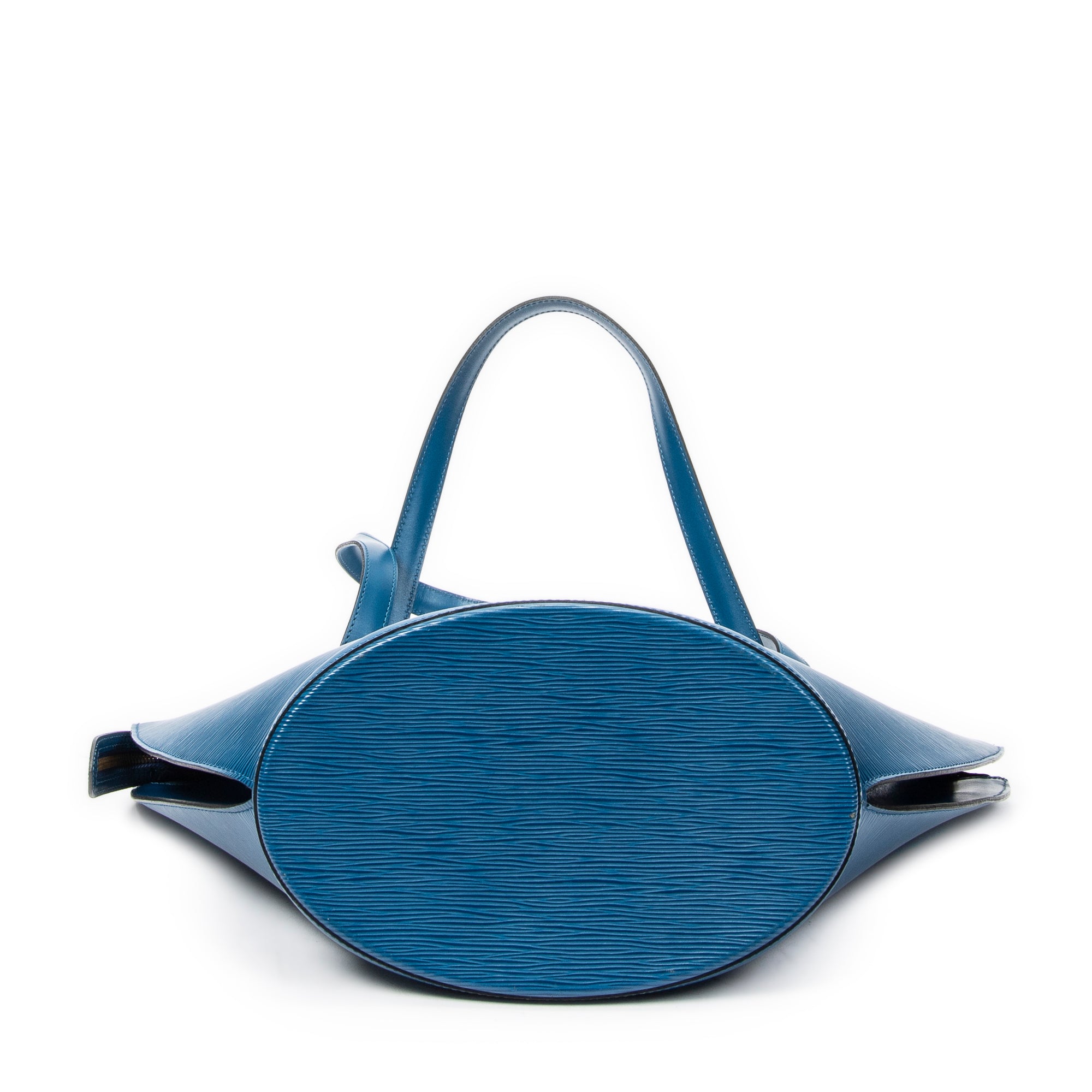 Bolso de hombro St-Jacques Shopping GM Epi azul