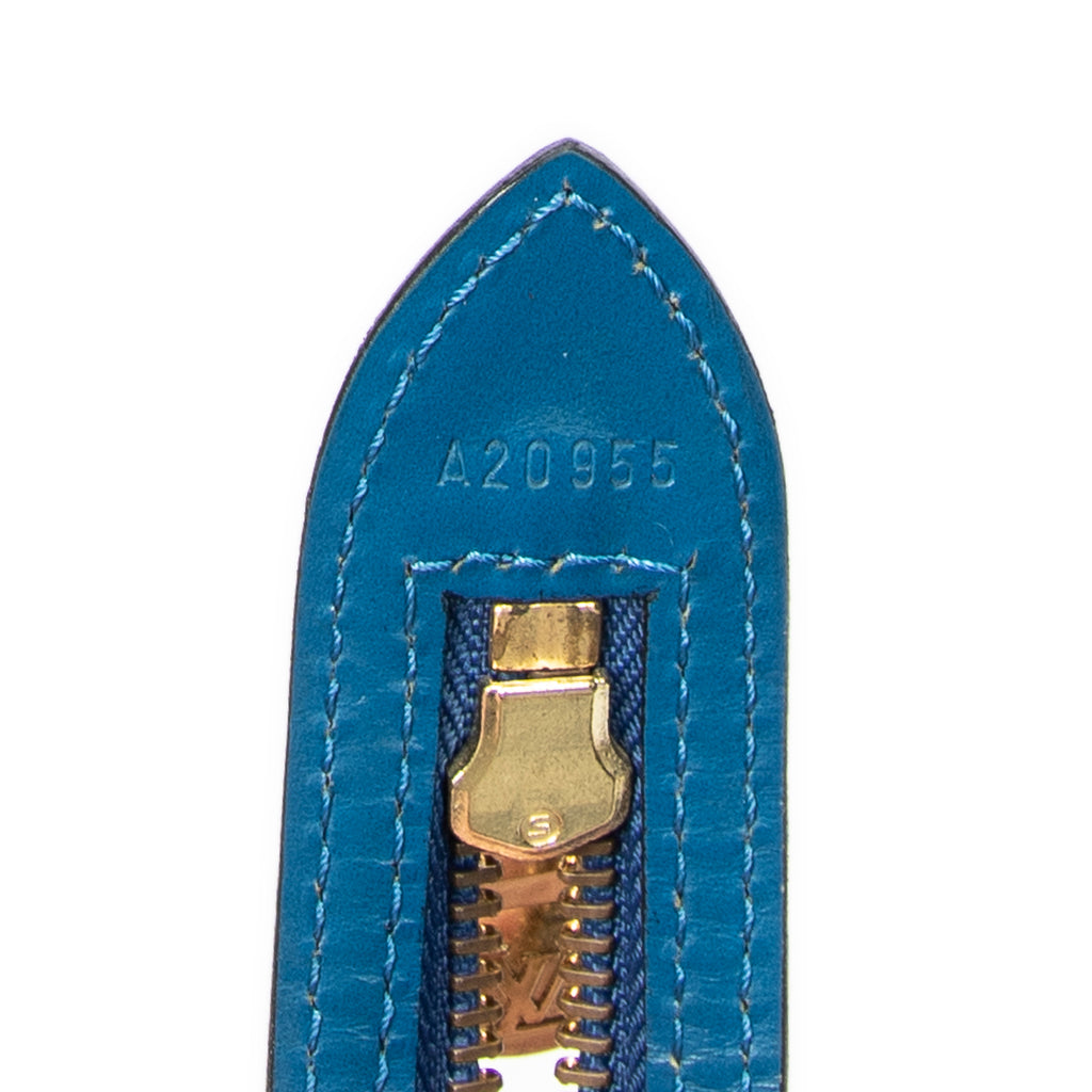 Bolso de hombro St-Jacques Shopping GM Epi azul