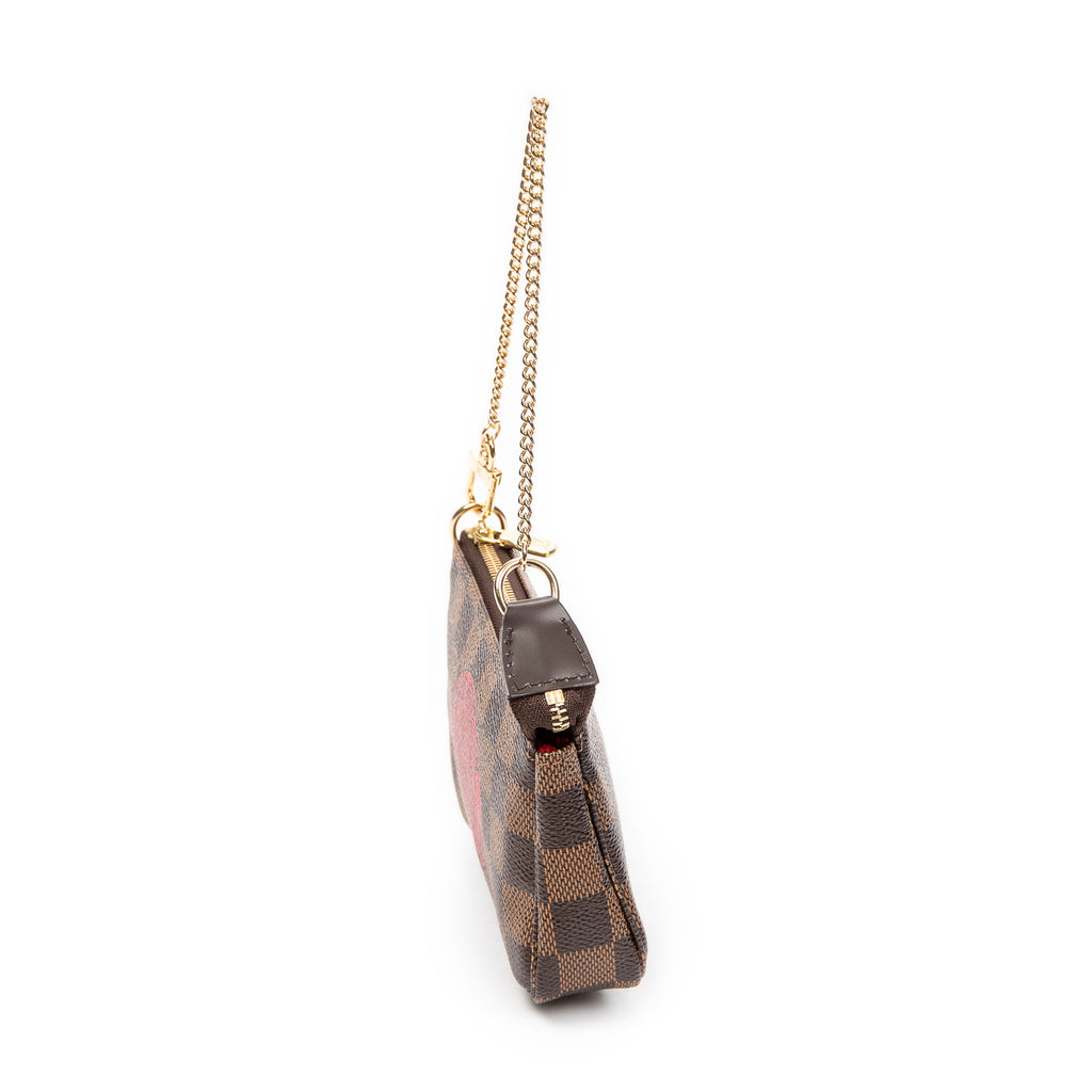 Pouch Mini Pochette Accessoires Brown Damier Ebene Complice