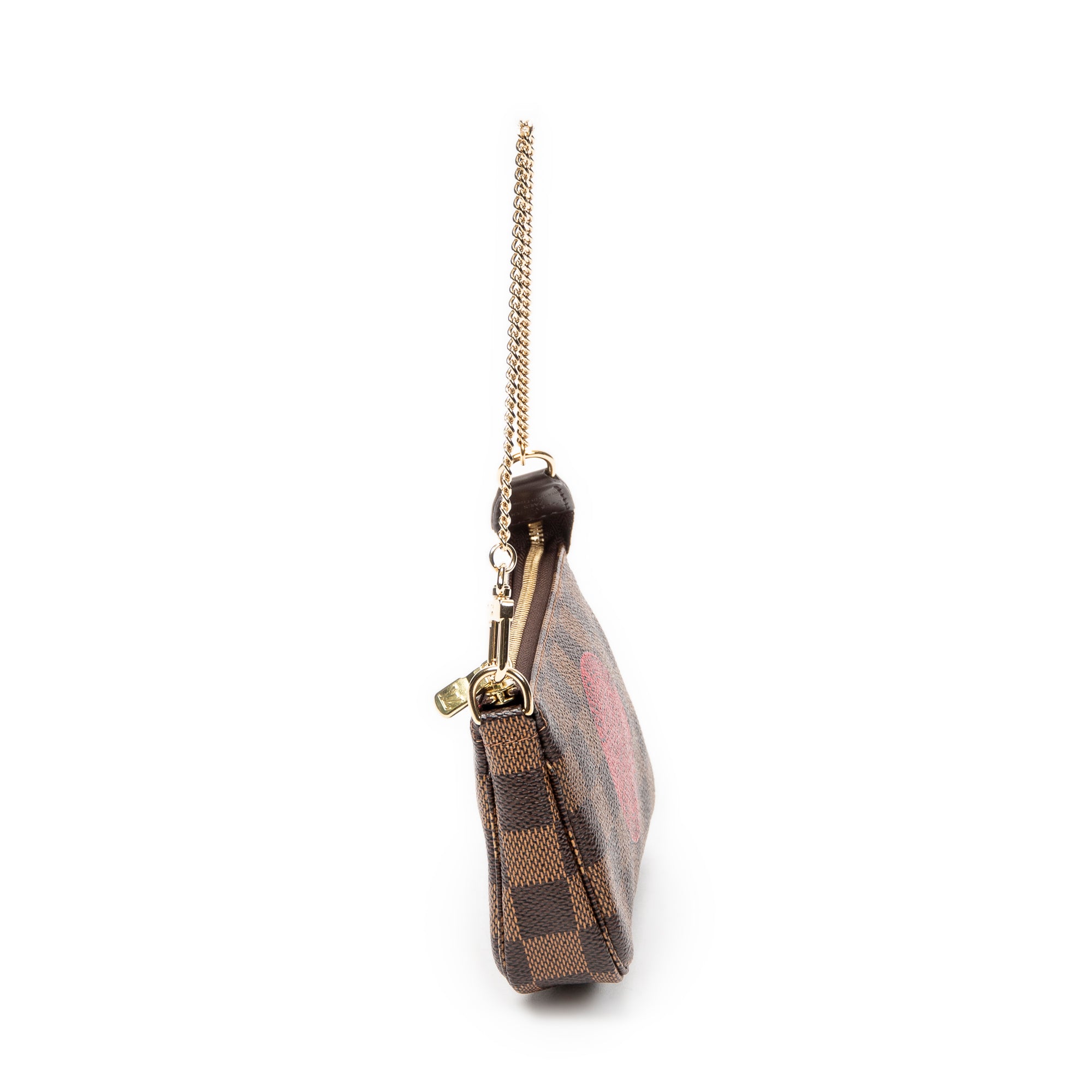 Pouch Mini Pochette Accessoires Brown Damier Ebene Complice