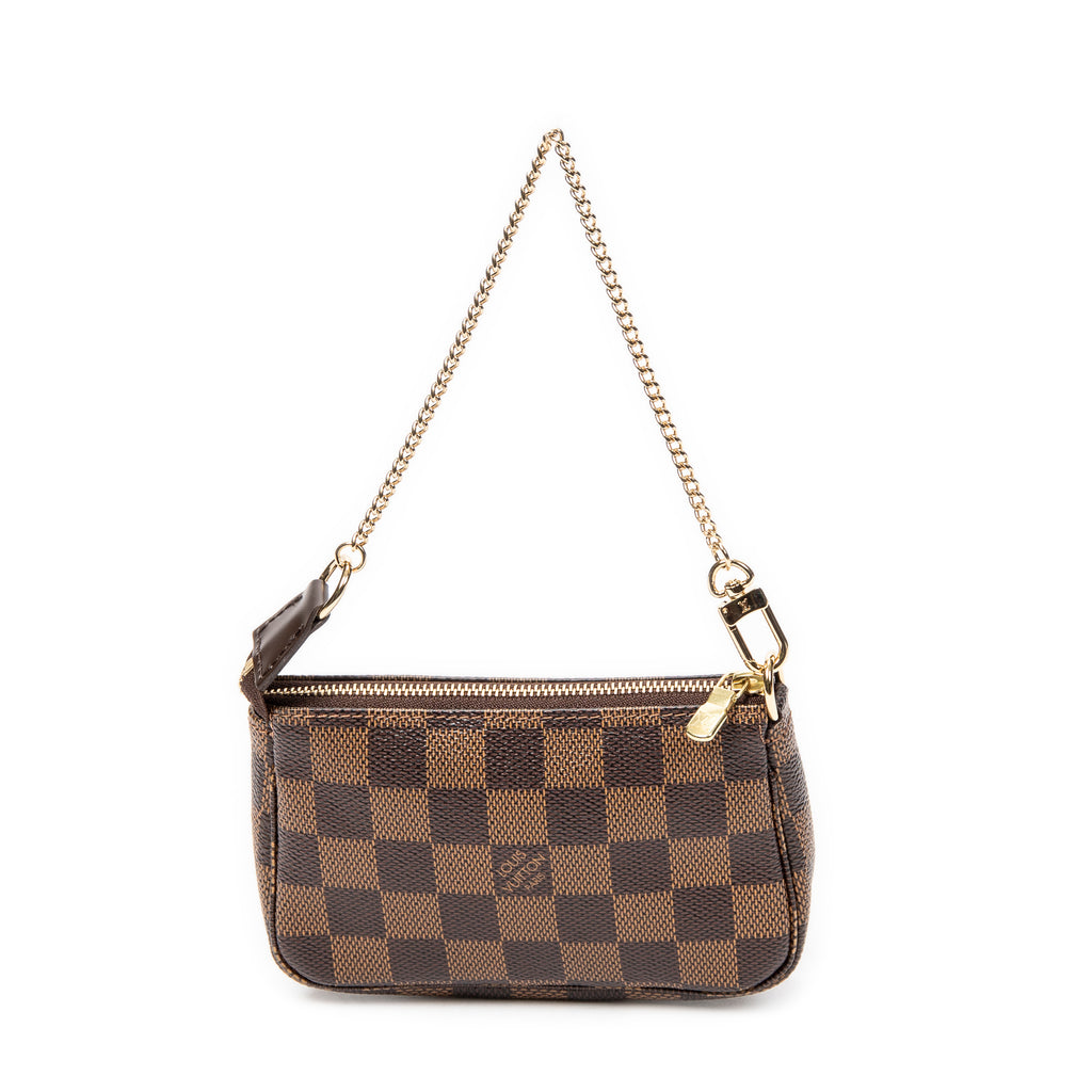 Pouch Mini Pochette Accessoires Brown Damier Ebene Complice